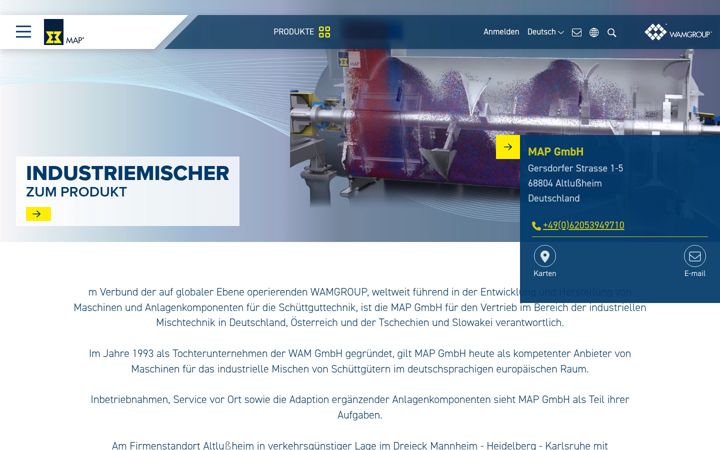Screenshot of emtgmbh.de