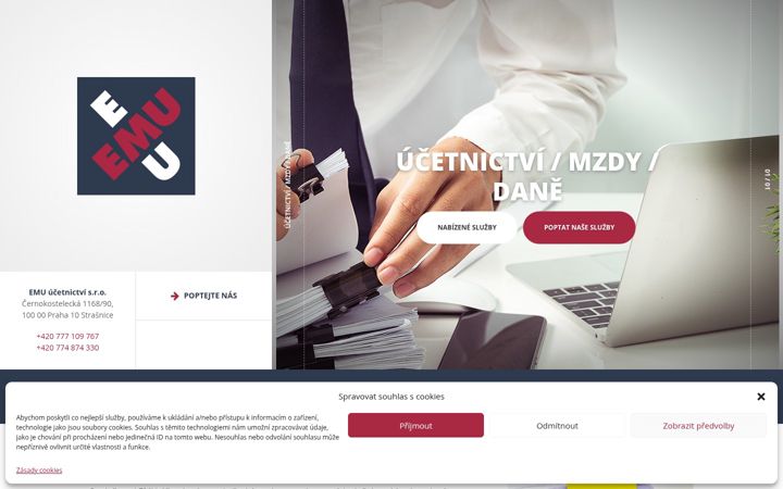 Captura de pantalla de emu-ucetnictvi.cz
