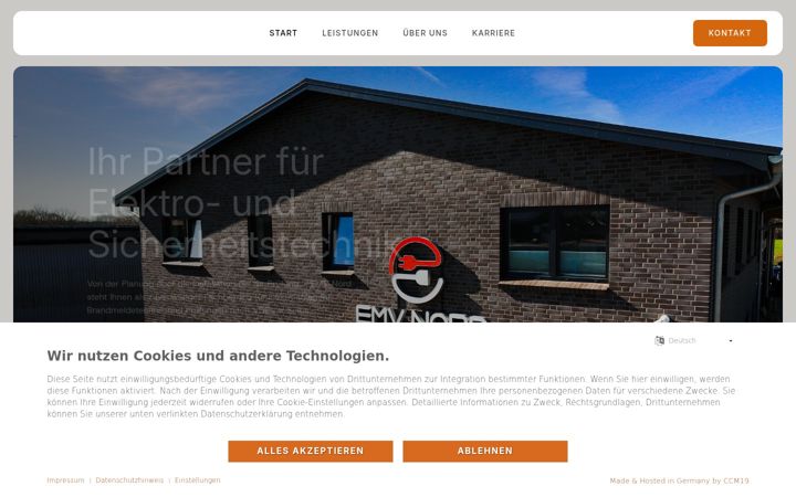 Screenshot of emv-nord.de
