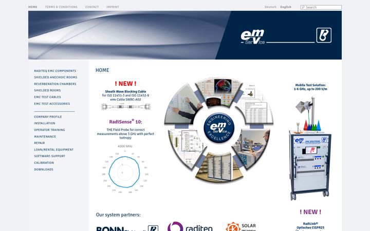 Screenshot of emv-service.com