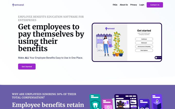 Screenshot of emvest.ai