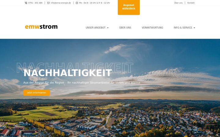 Ekrānuzņēmums no emw-energie.de