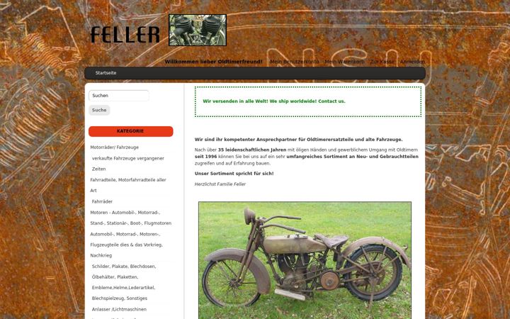 Screenshot of emwfeller.de