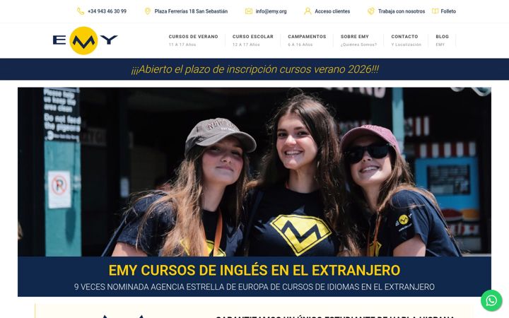 Screenshot of emy.org