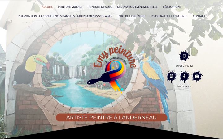 Snímek obrazovky emypeinture.fr
