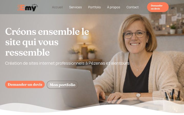 Snímek obrazovky emyspheredigital.fr