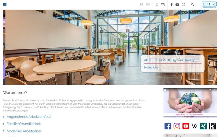 Screenshot of emz-career.com