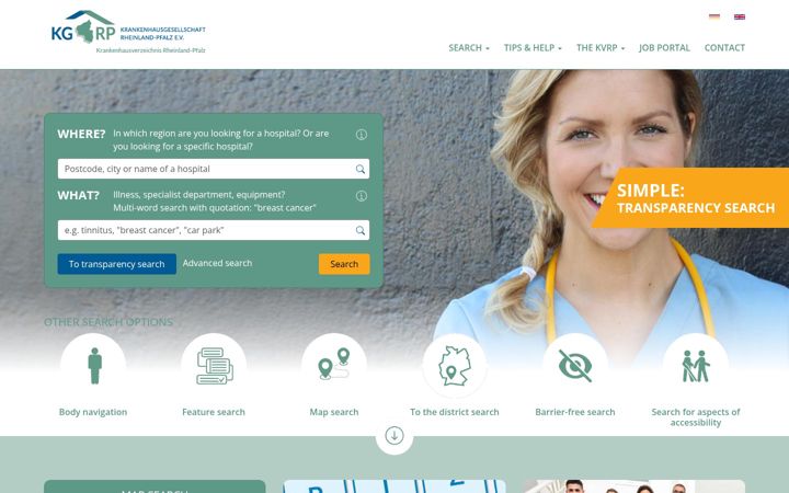 Screenshot of en-krankenhausverzeichnis-rheinland-pfalz.de