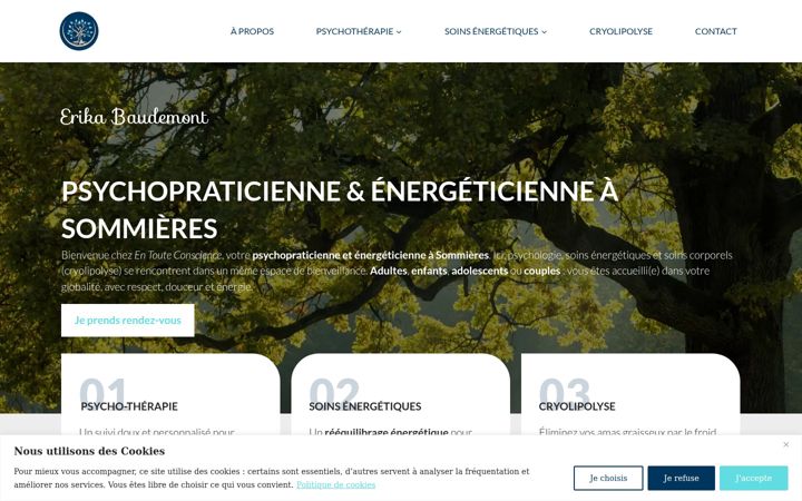 Snímek obrazovky en-toute-conscience.fr