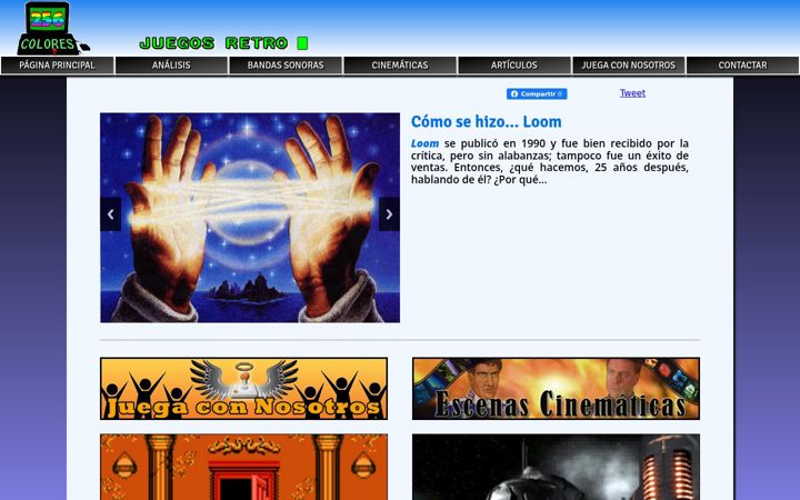 Screenshot of en256colores.com