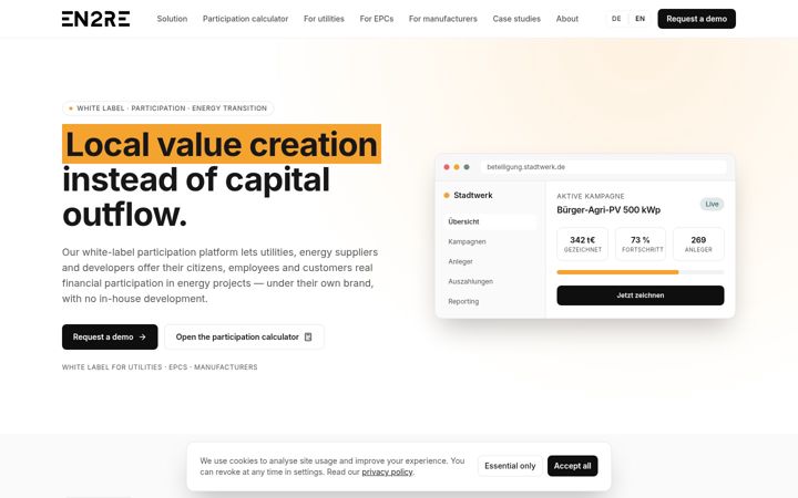 Screenshot of en2re.com