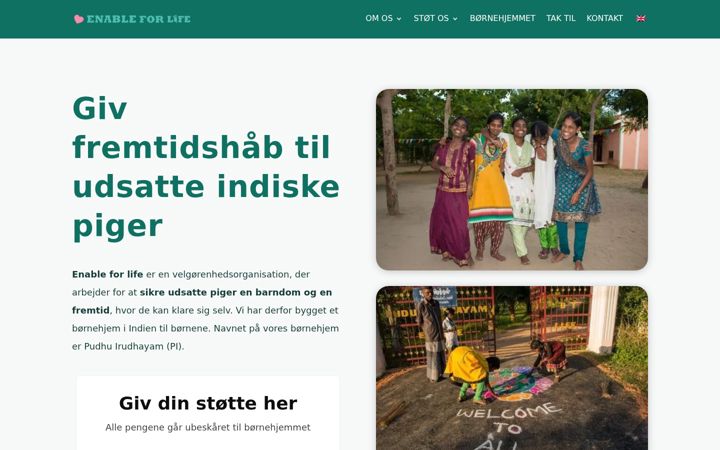 Screenshot stránky enable.dk