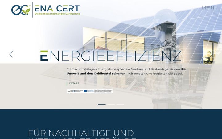 Screenshot of enacert.de