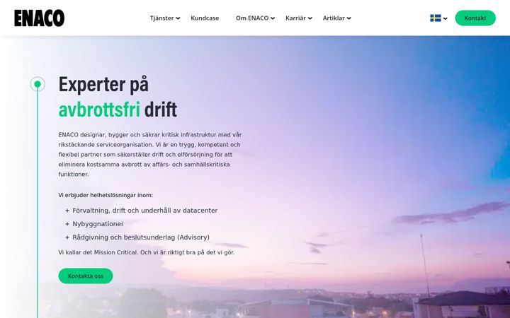 Screenshot di enaco.se