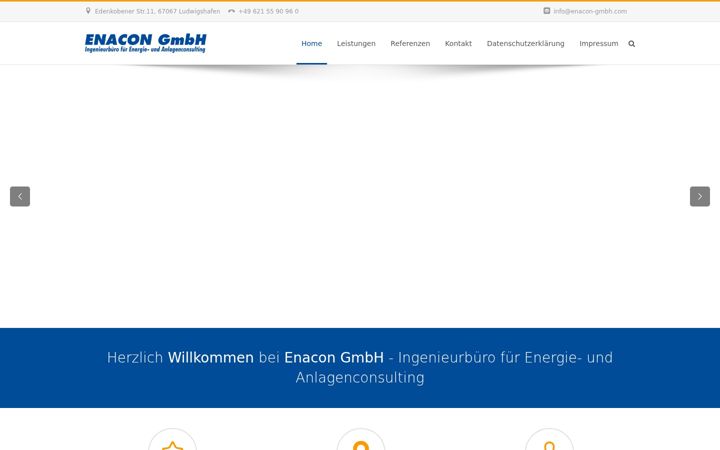 Screenshot of enacon-gmbh.com
