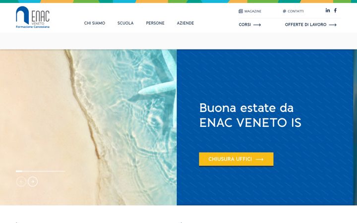 Skærmbillede af enacveneto.it
