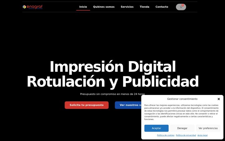 Screenshot of enagraf.com