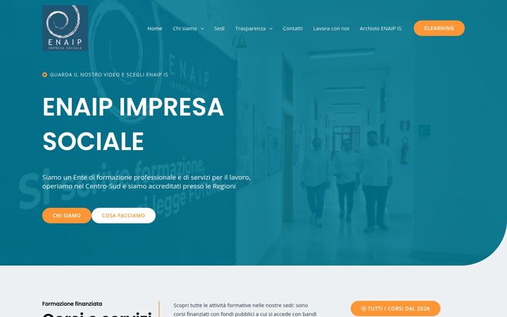 Skærmbillede af enaipimpresasociale.it