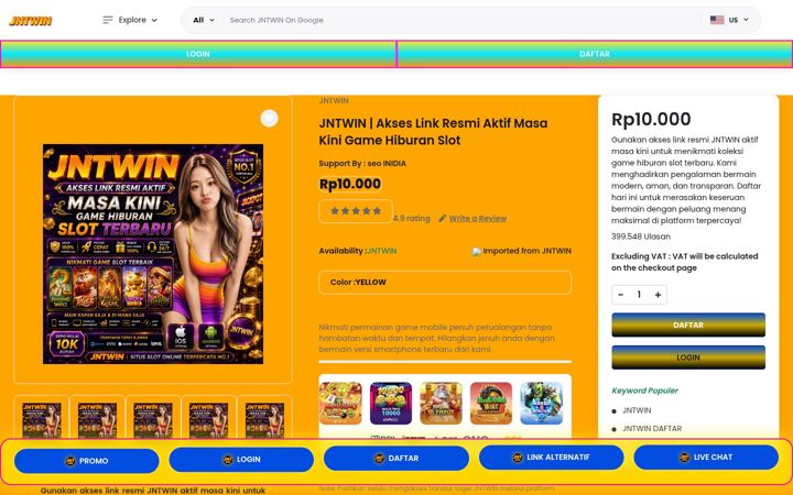 Screenshot of enajve.com