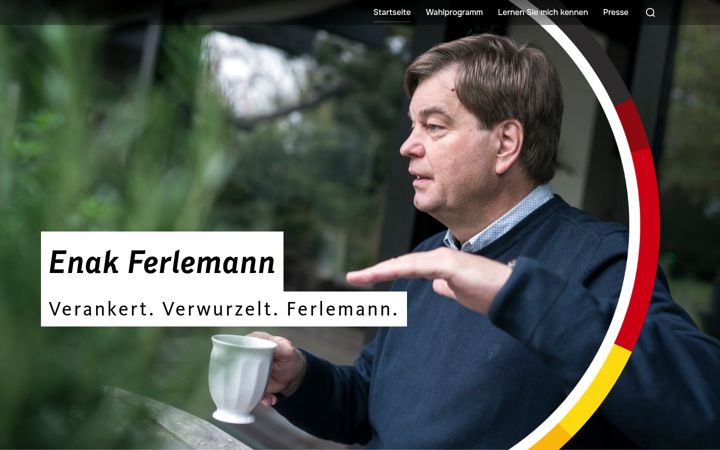 Screenshot of enak-ferlemann.de