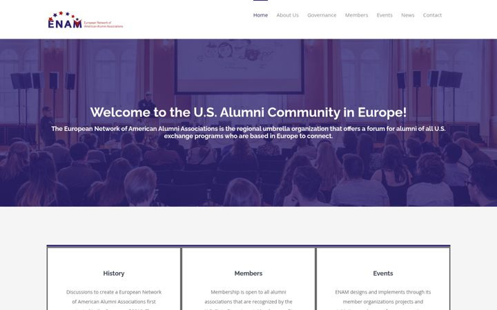 Screenshot of enam.network