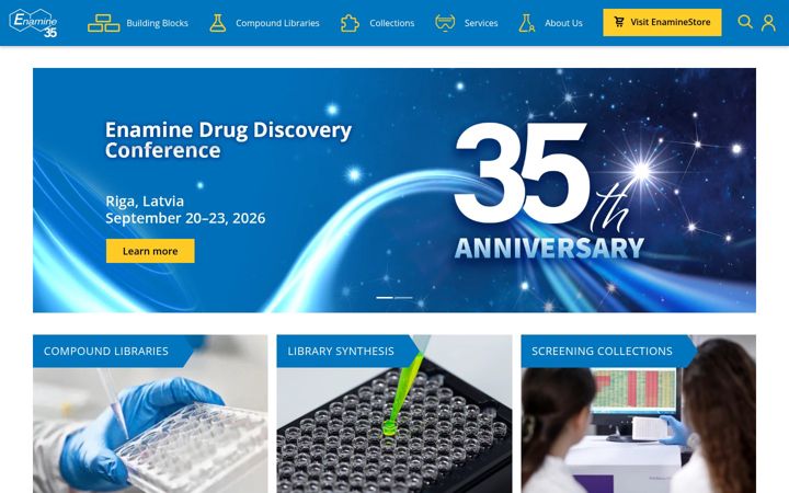 Zrzut ekranu enamine.net