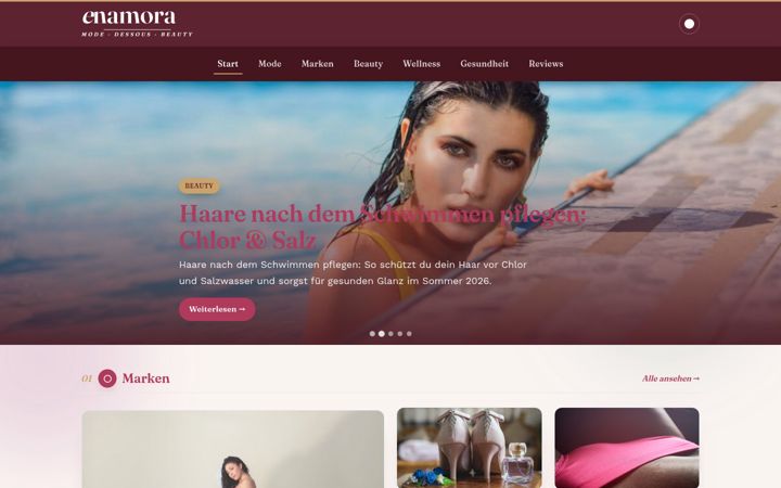 Screenshot of enamora.de