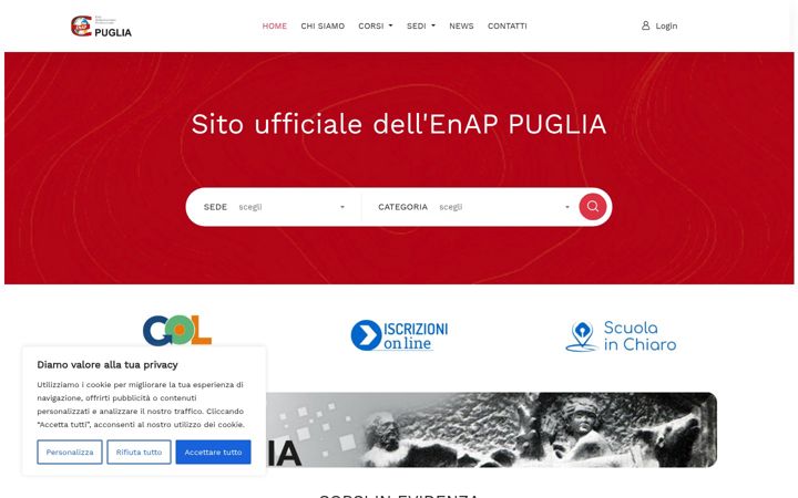 Zrzut ekranu enappuglia.net
