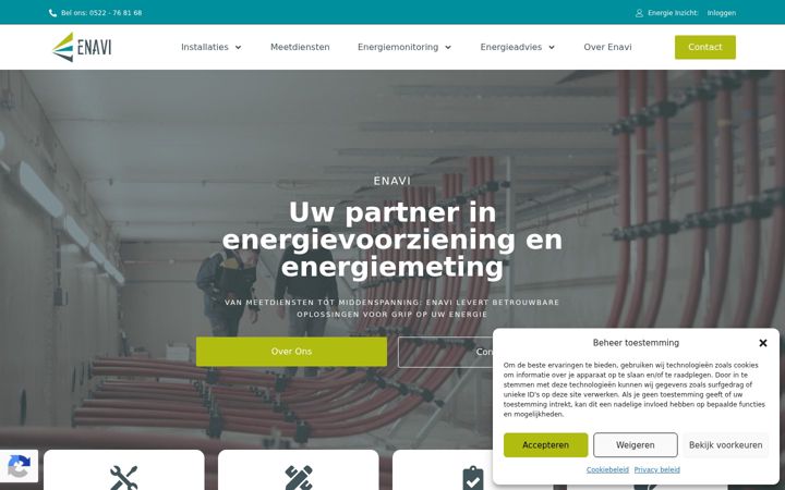 Snímek obrazovky enavi.nl