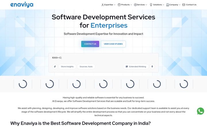 Screenshot of enaviya.com