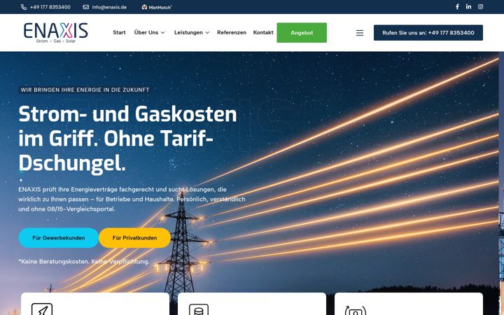 Képernyőkép: enaxis.de