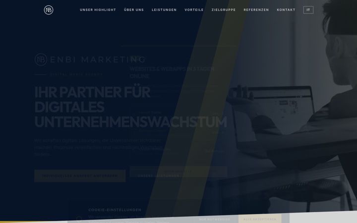 Képernyőkép: enbi-marketing.de