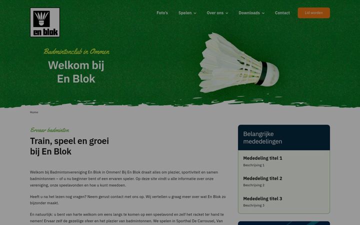 Snímek obrazovky enblok.nl