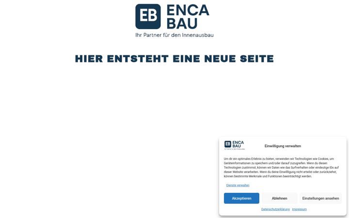 Screenshot of enca-bau.de