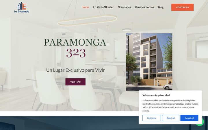 Screenshot of encalada.company