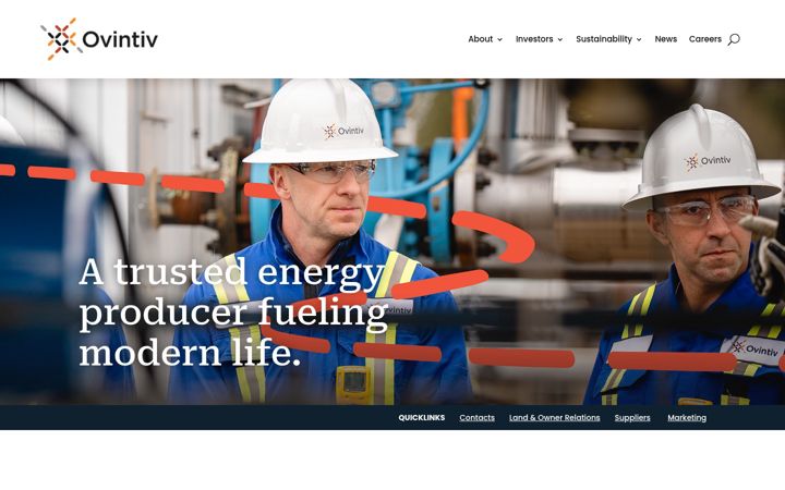 Screenshot of encana.com