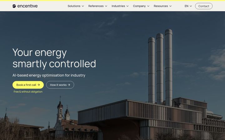 Screenshot of encentive.de