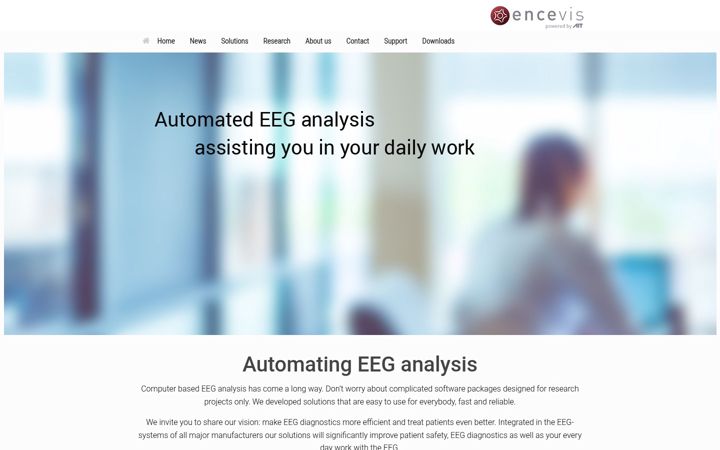 Screenshot of encevis.com