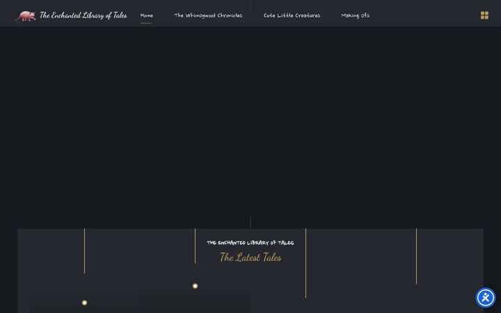 Screenshot of enchantedlibraryoftales.com