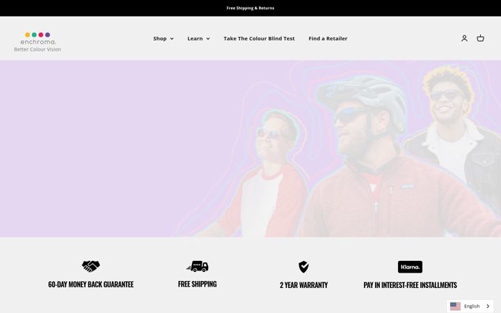 Screenshot of enchroma.com
