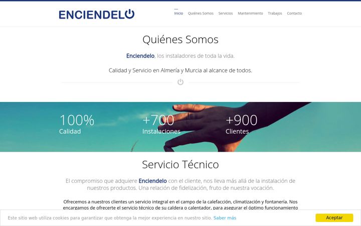 Screenshot του enciendelo.es