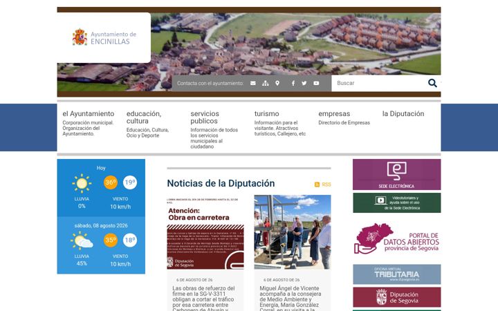 Screenshot του encinillas.es