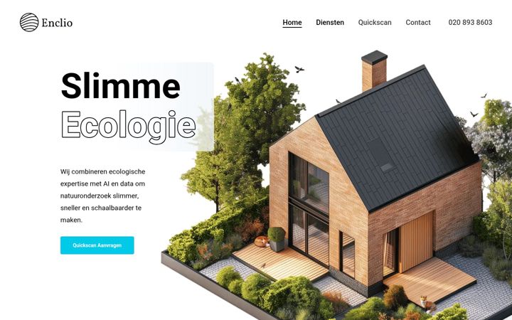 Screenshot of enclio.com