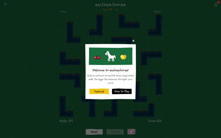 Screenshot di enclose.horse