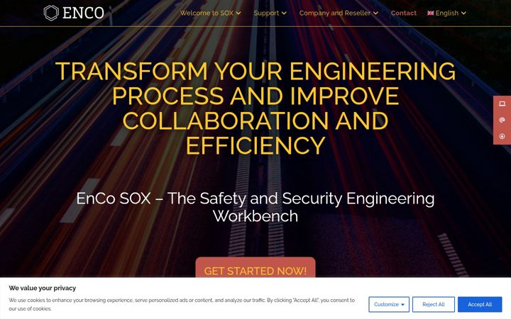 Screenshot of enco-software.com