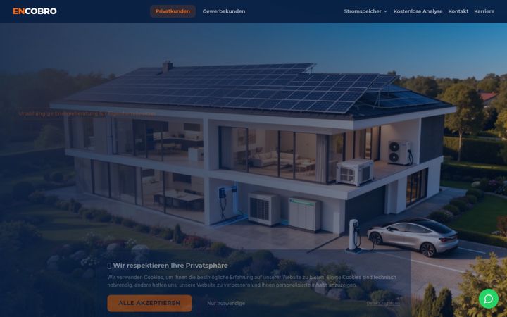 Screenshot of encobro.de