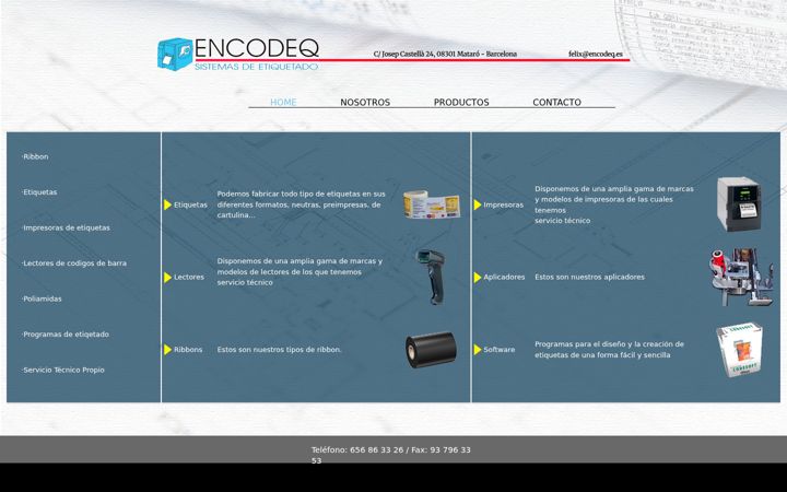 Screenshot του encodeq.es