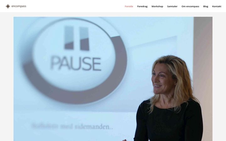 Screenshot stránky encompass.dk