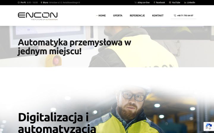 Ekrānuzņēmums no encon.pl