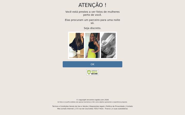 Screenshot of encontro-rapido.com